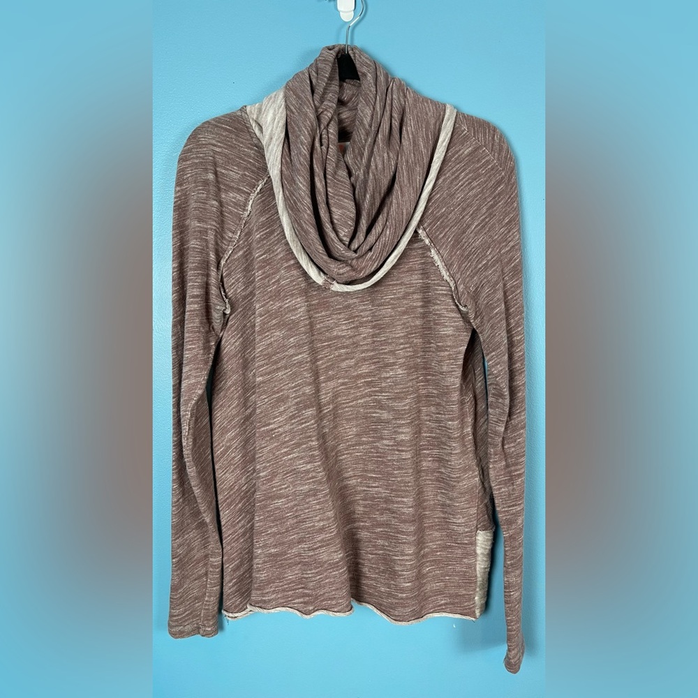 FREE PEOPLE BEACH COCOON COWL NECK PULLOVER